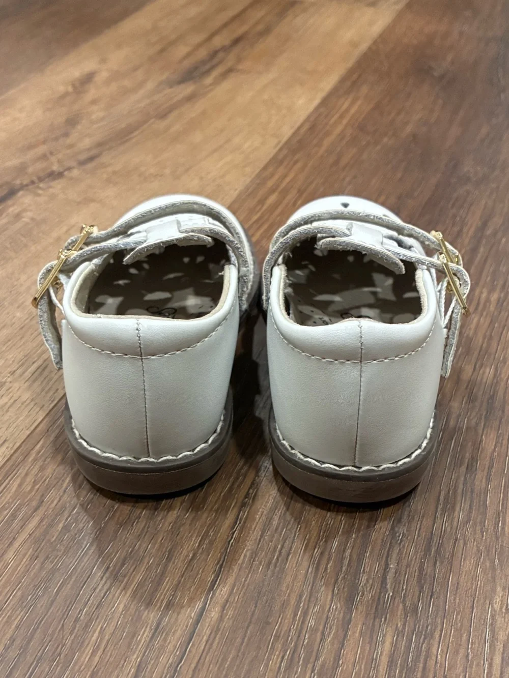 Footmates White Dress Shoes Mary Jane’s  Toddler Preppy 5 Baby